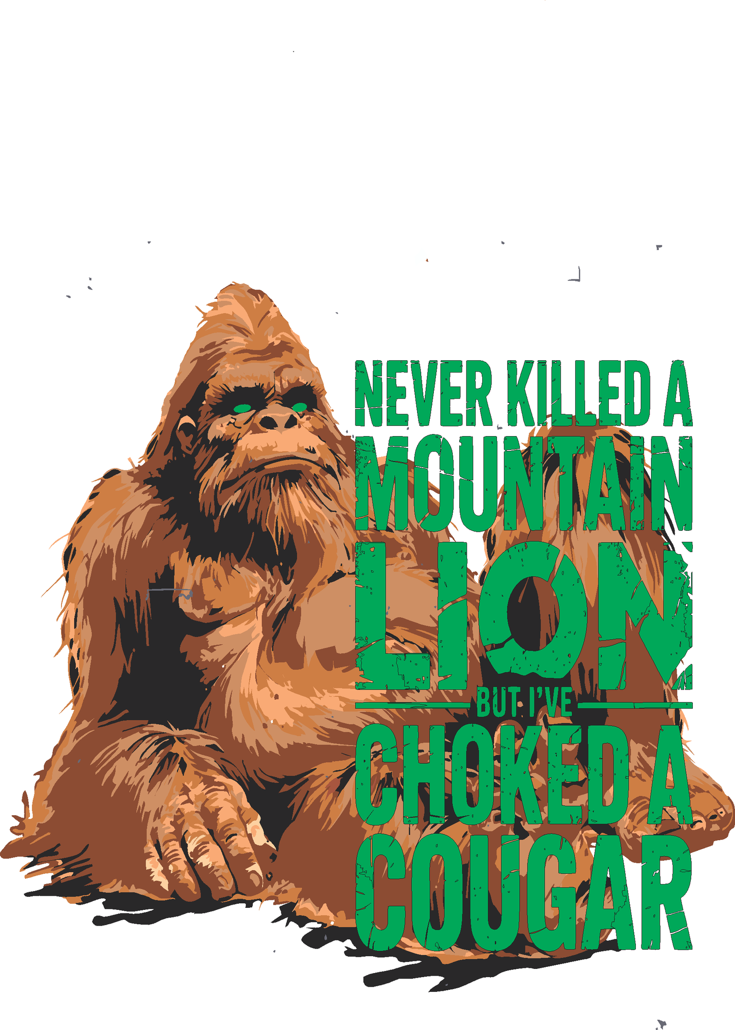 NEVER KILLED A MOUNTAIN LION BUT IV CHOKED A COUGAR